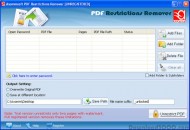 Adobe Pdf File Restrictions Remover screenshot